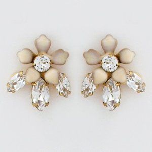 Moonlight Waltz Flower Stud Earrings